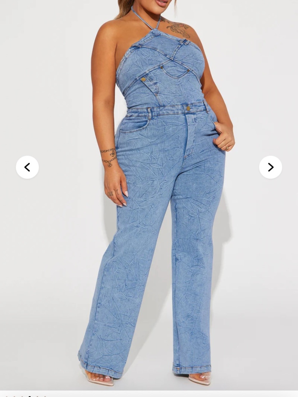 Plus Size Light Blue Washed Straight Leg Jeans